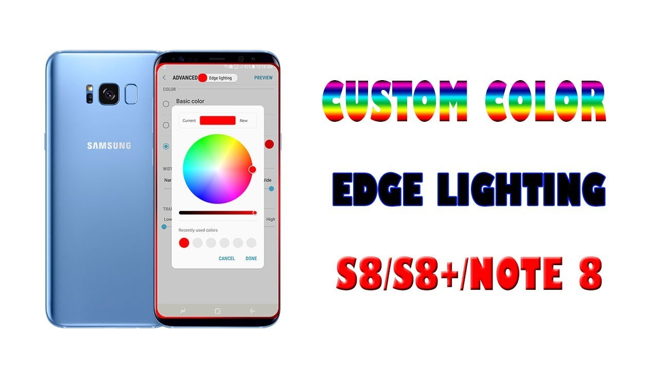 Best ideas about S8 Edge Lighting
. Save or Pin Edge Lighting Custom Color S8 S8 Note 8 Now.