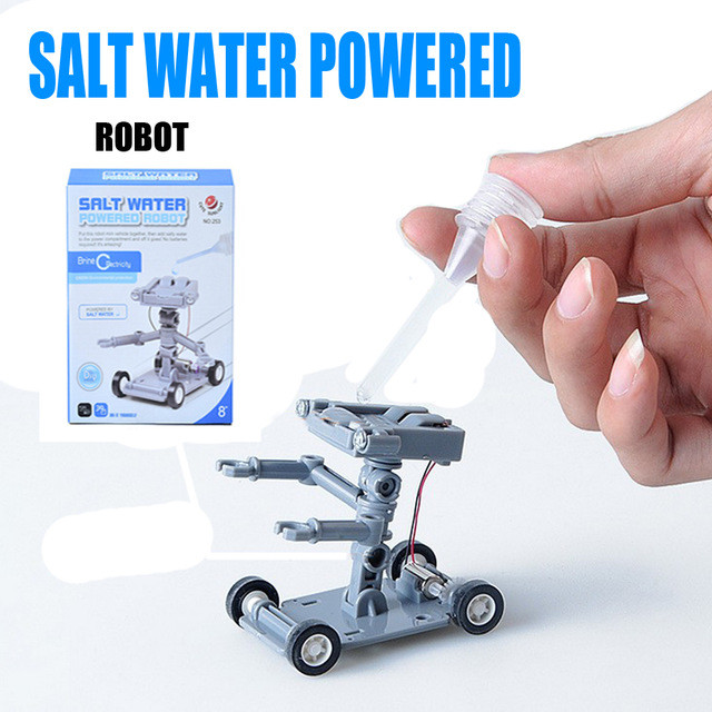 Best ideas about Salt Water Battery DIY
. Save or Pin 2017 Hot Sale Salt Water Power Robot DIY Mini Without Now.