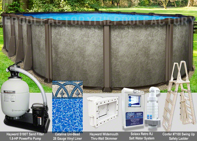 Best ideas about Saltwater System For Above Ground Pool
. Save or Pin 12x24 Oval 54" High Saltwater LX Ground Salt Now.