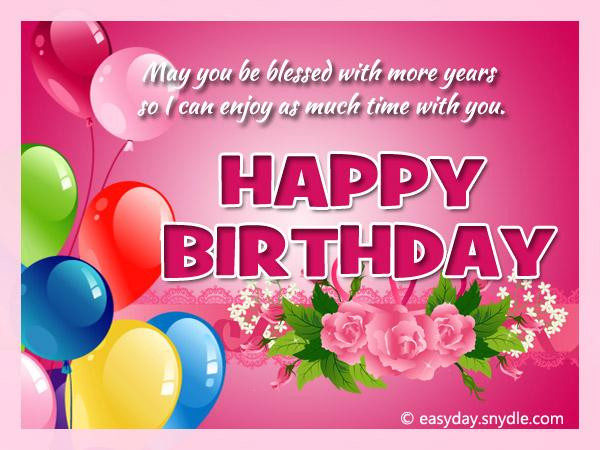 Best ideas about Sample Birthday Wish
. Save or Pin Birthday Wishes Messages and Greetings Easyday Now.