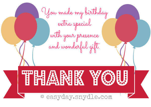 Best ideas about Sample Thank You Notes For Birthday Gifts
. Save or Pin birthday Archives Page 2 of 4 Easyday Now.