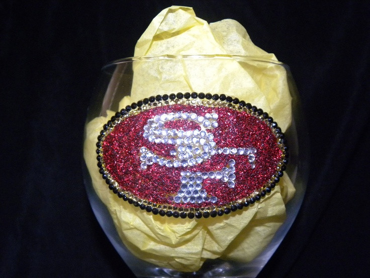 Best ideas about San Francisco Gift Ideas
. Save or Pin San Francisco 49er sRhinestone Wine Glass by Now.