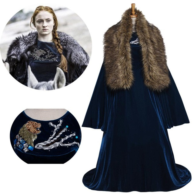 Best ideas about Sansa Stark Costume DIY
. Save or Pin Aliexpress Buy Cosplaydiy Game of Thrones Sansa Now.