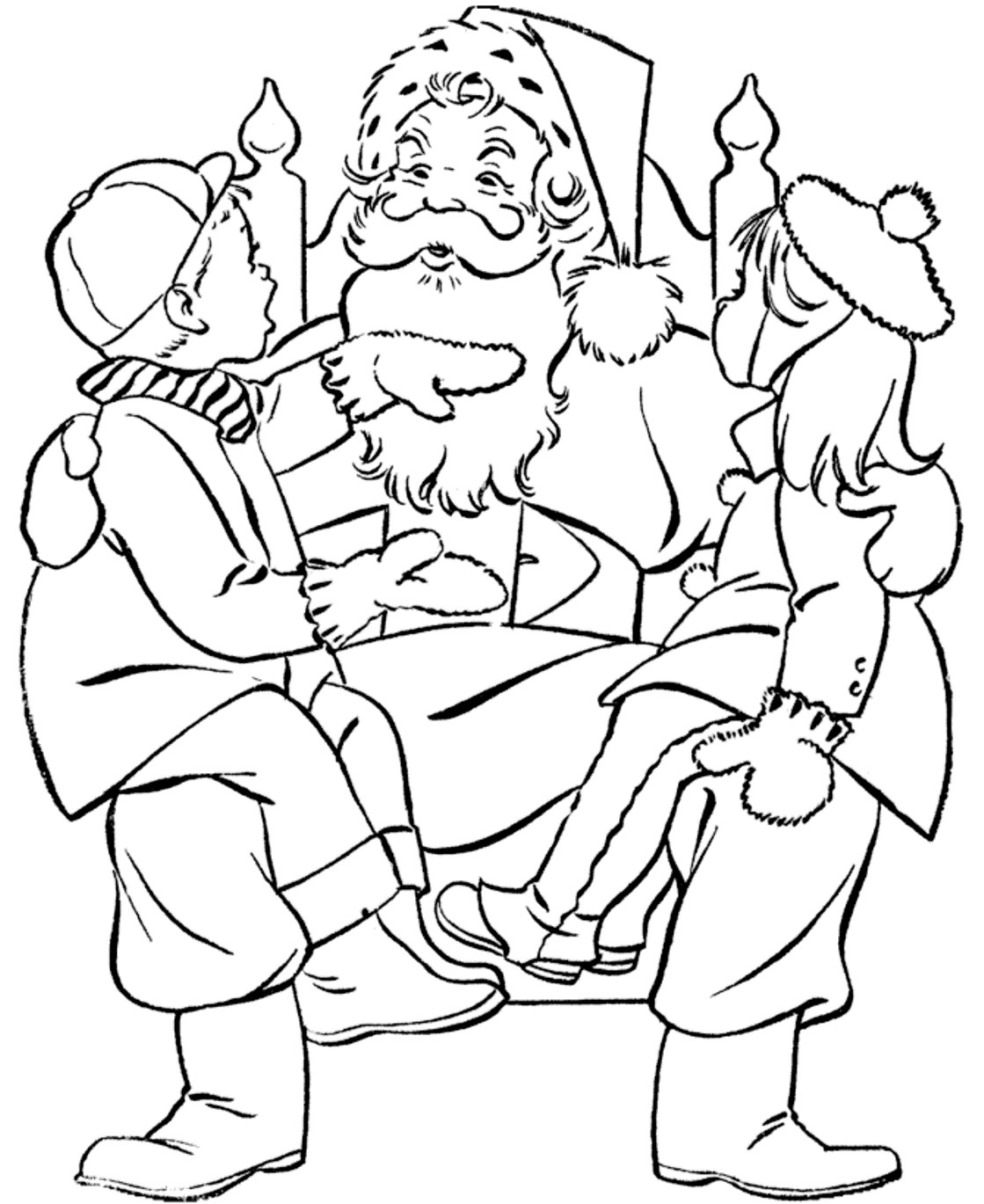 Best ideas about Santa Claus Big Pictures Coloring Sheets For Kids
. Save or Pin Kids And Santa Claus Coloring Page Now.