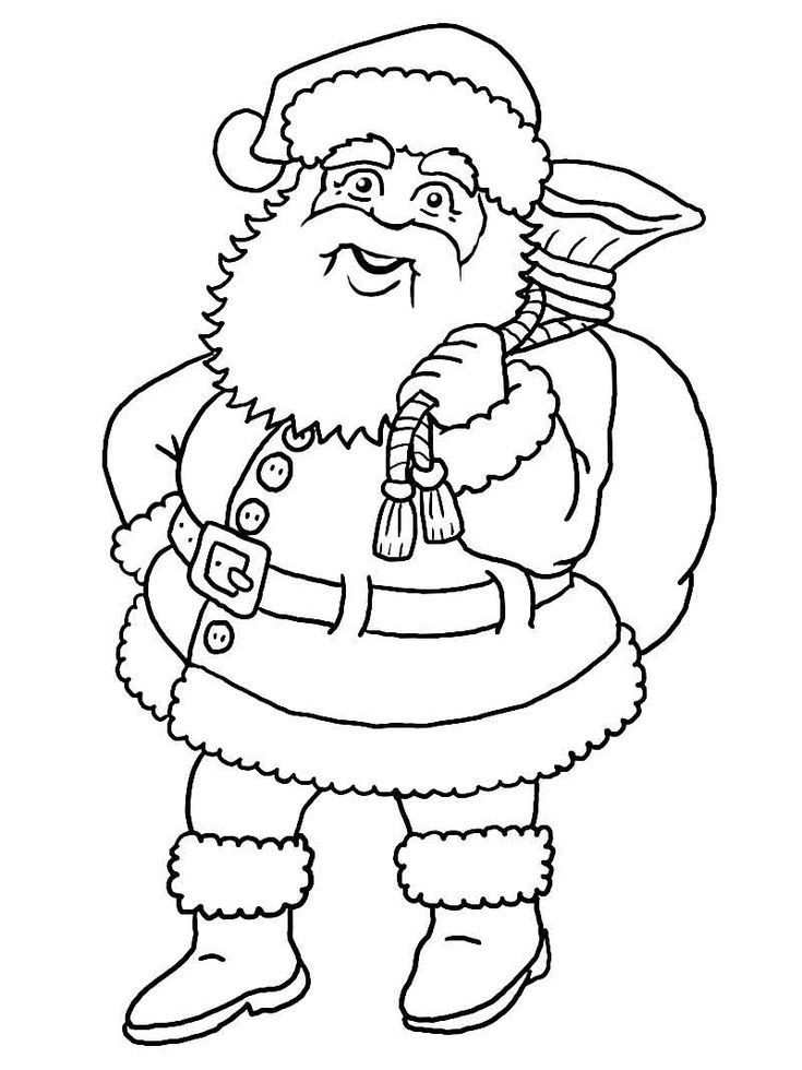 Best ideas about Santa Claus Big Pictures Coloring Sheets For Kids
. Save or Pin printable blank santa claus Free Now.