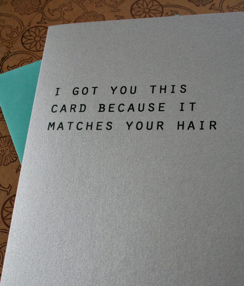 Best ideas about Sarcasm Birthday Card
. Save or Pin Funny Sarcastic Birthday Card Matches Your Hair by blingBebe Now.