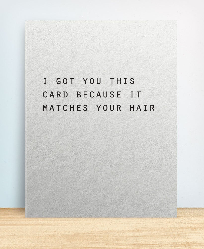 Best ideas about Sarcastic Birthday Card
. Save or Pin Funny Sarcastic Birthday Card Matches Your Hair Now.