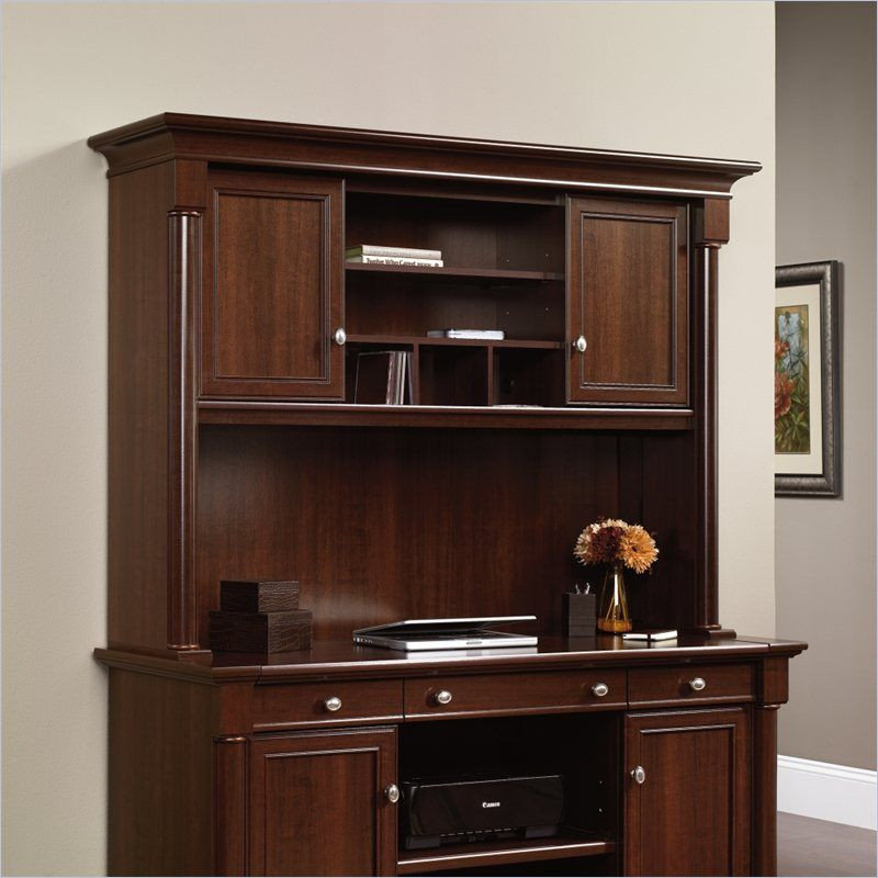 Best ideas about Sauder Office Furniture
. Save or Pin Sauder Sauder Palladia Hutch in Select Cherry Finish Now.