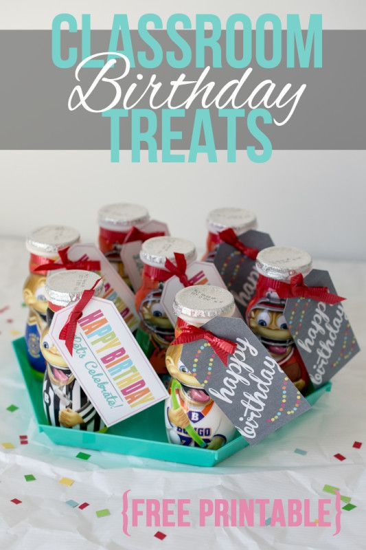 Best ideas about School Birthday Treat Ideas
. Save or Pin Quick & Easy Classroom Birthday Treats Now.