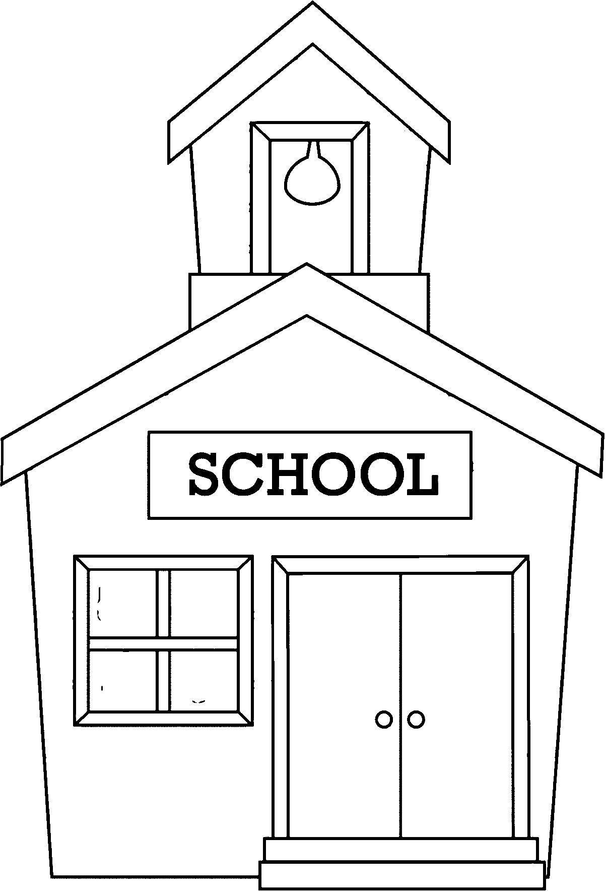 Best ideas about School House Coloring Pages
. Save or Pin Coloring Page A School Building Coloring Home Now.