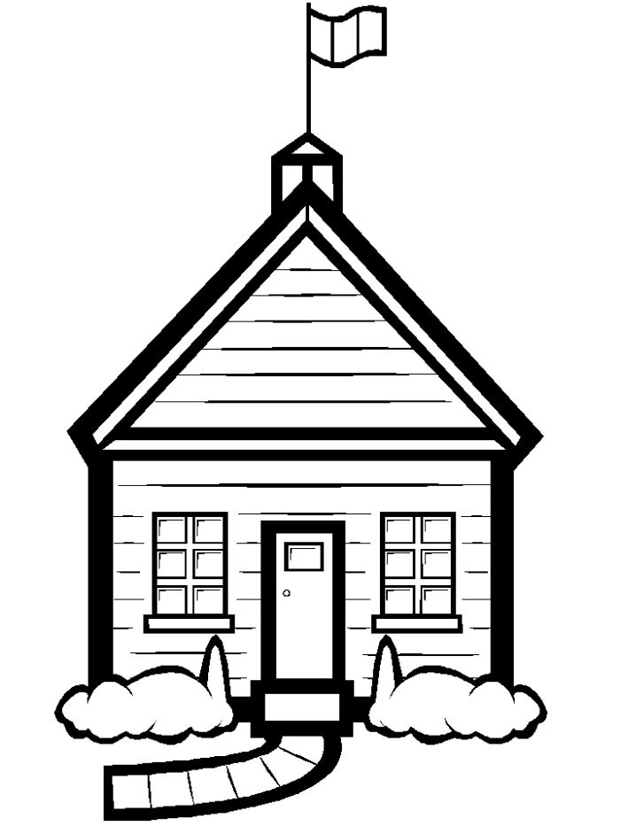 Best ideas about School House Coloring Pages
. Save or Pin School Coloring Sheets Janice s Daycare Now.