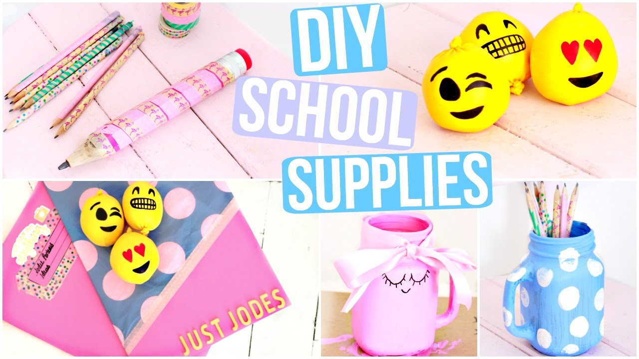 Best ideas about School Supply DIY
. Save or Pin DIY Back To School Supplies You NEED To Try Now.