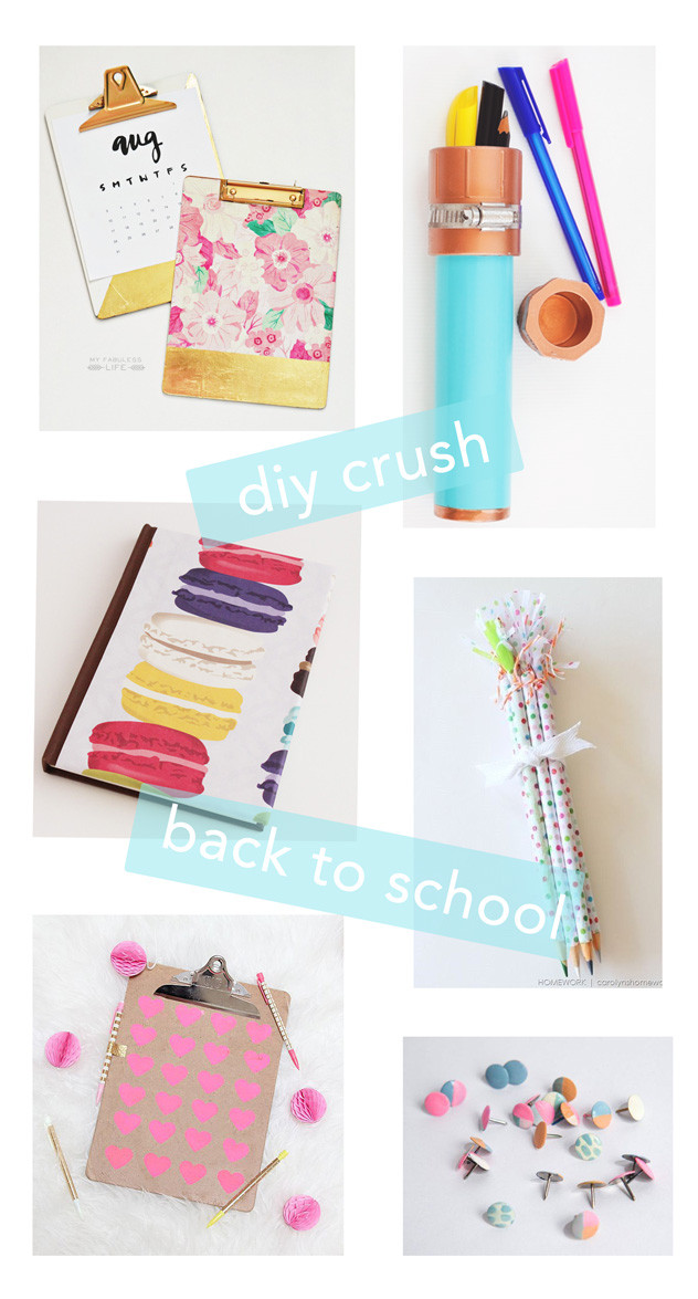 Best ideas about School Supply DIY
. Save or Pin A Bubbly Life DIY Crush Back to School Supplies Now.