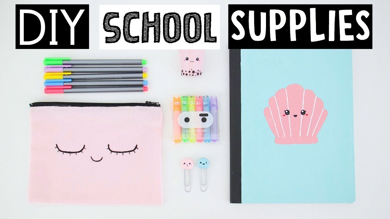 Best ideas about School Supply DIY
. Save or Pin MY FAVORITE DIY SCHOOL SUPPLIES For Back To School 2017 Now.