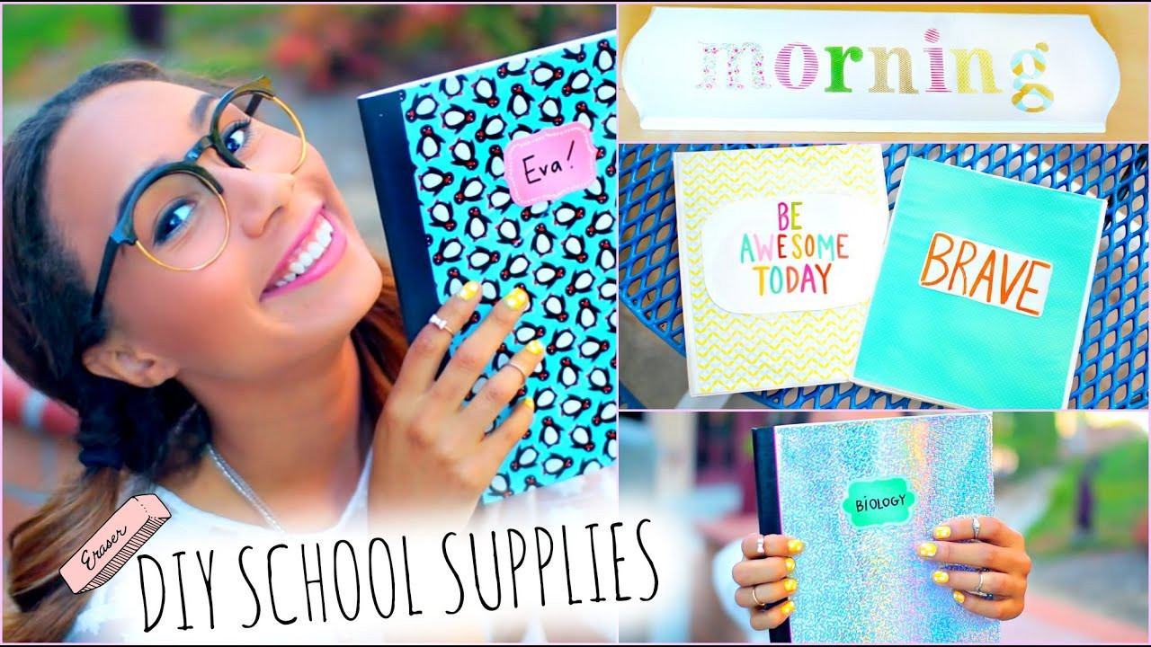 Best ideas about School Supply DIY
. Save or Pin DIY School Supplies Back To School Room Decorations Now.