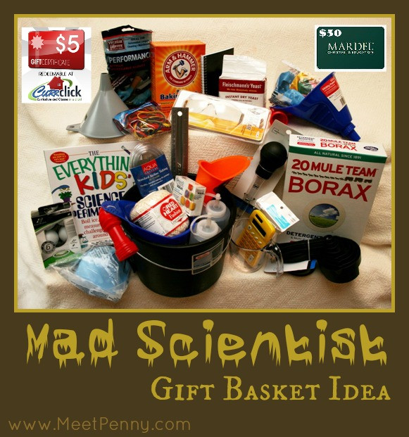 Best ideas about Scientific Gift Ideas
. Save or Pin DIY Mad Scientist Gift Basket Idea for Kids Meet Penny Now.
