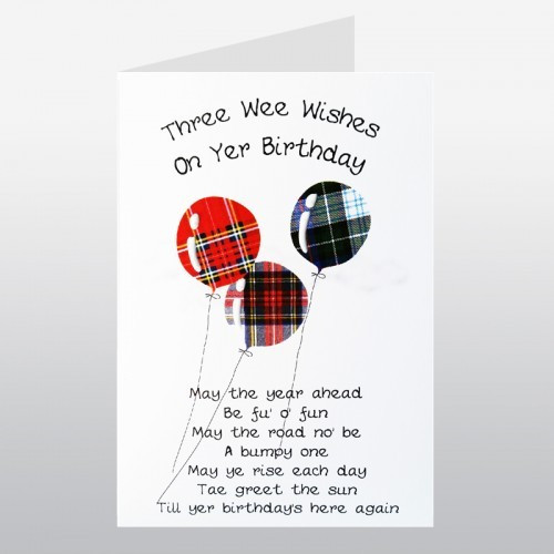 Best ideas about Scottish Birthday Wishes
. Save or Pin Happy Birthday Balloons Scottish Birthday Card Now.