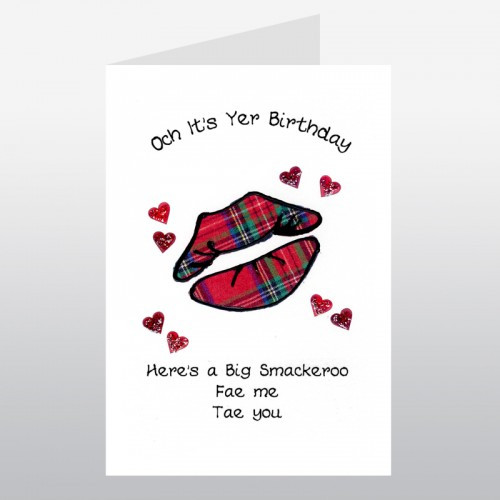 Best ideas about Scottish Birthday Wishes
. Save or Pin Scottish Birthday Card Lips WWBD14 Now.