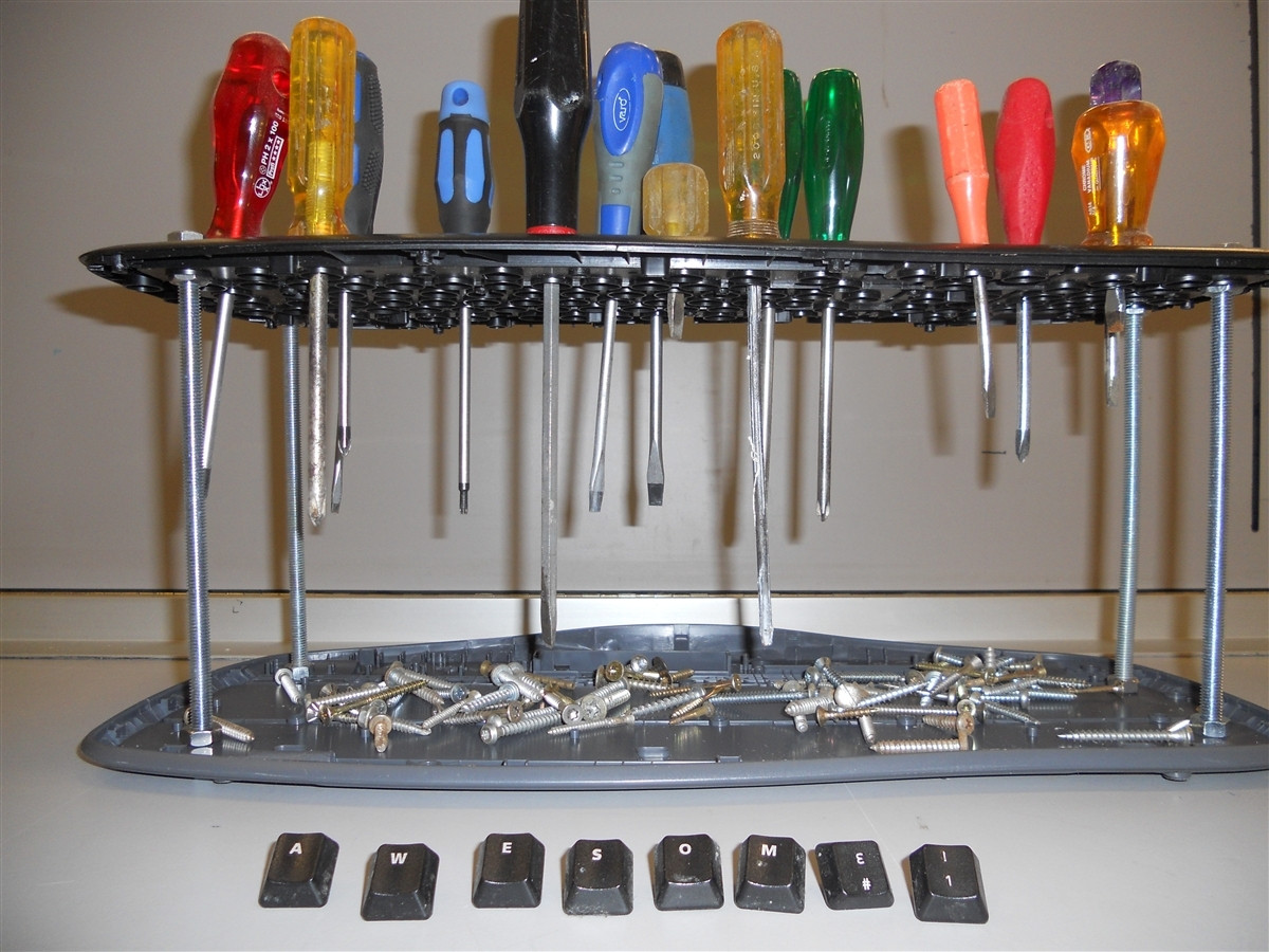 Best ideas about Screwdriver Organizer DIY
. Save or Pin Keyboard Screwdriver rack Now.