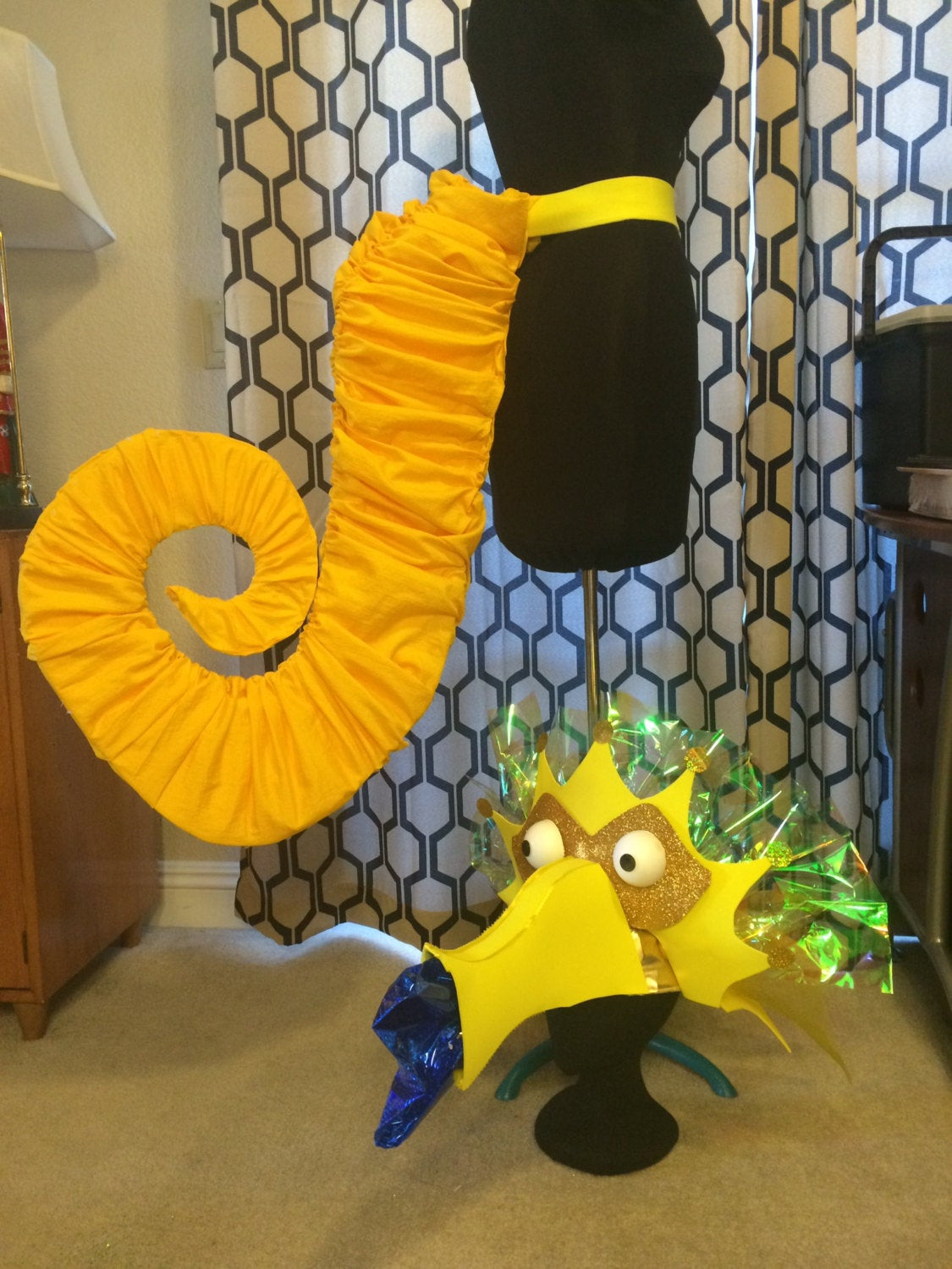 Best ideas about Seahorse Costume DIY
. Save or Pin Seahorse Yellow costume Tail and Headdress Now.