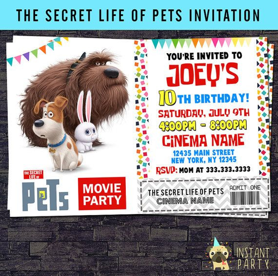 Best ideas about Secret Life Of Pets Birthday Party
. Save or Pin 20 best images about Puppy party on Pinterest Now.