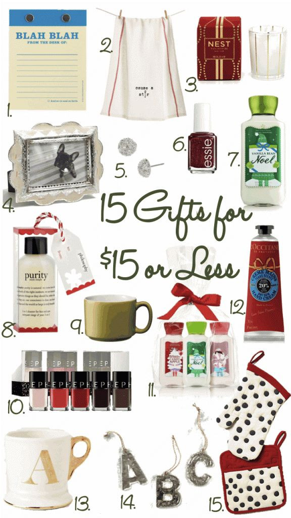 Best ideas about Secret Santa Gift Exchange Ideas
. Save or Pin 15 ts under $15 great t ideas for coworkers Now.