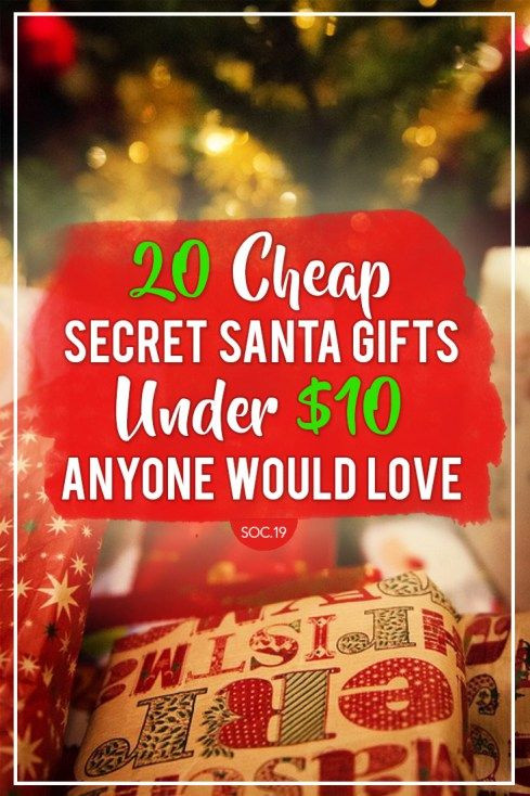 Best ideas about Secret Santa Gift Ideas Under $10
. Save or Pin 20 Cheap Secret Santa Gifts Under $10 Anyone Would Love Now.
