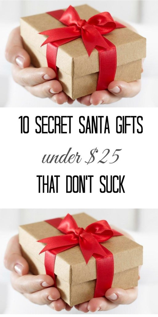 Best ideas about Secret Santa Gift Ideas Under $25
. Save or Pin 10 Secret Santa Gift Ideas Under $25 That Don t Suck Now.