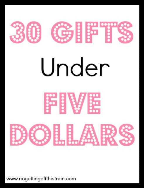 Best ideas about Secret Santa Gift Ideas Under $5
. Save or Pin 30 Gifts Under $5 No Getting f This Train Now.