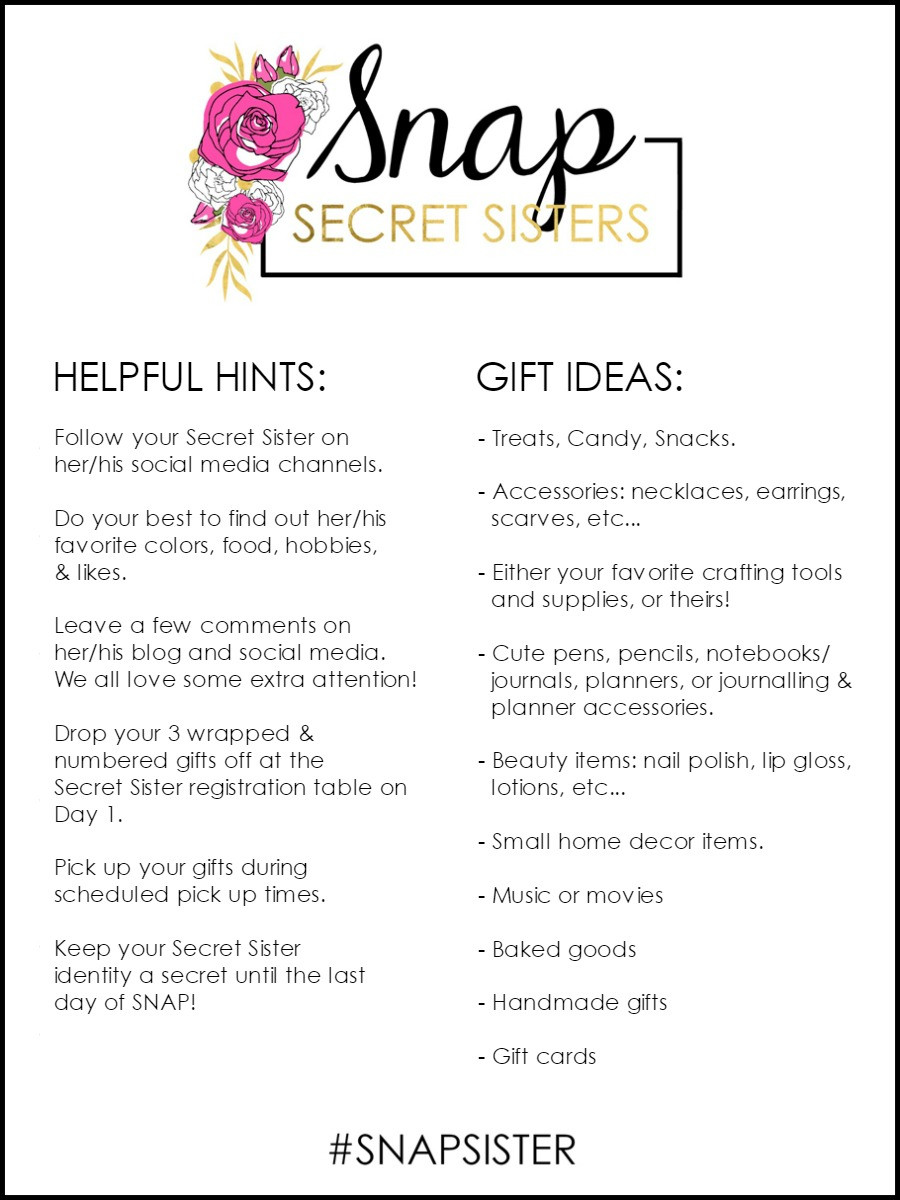 Best ideas about Secret Sister Gift Ideas
. Save or Pin Secret Sisters Sponsored by Spellbinders Snap Conference Now.