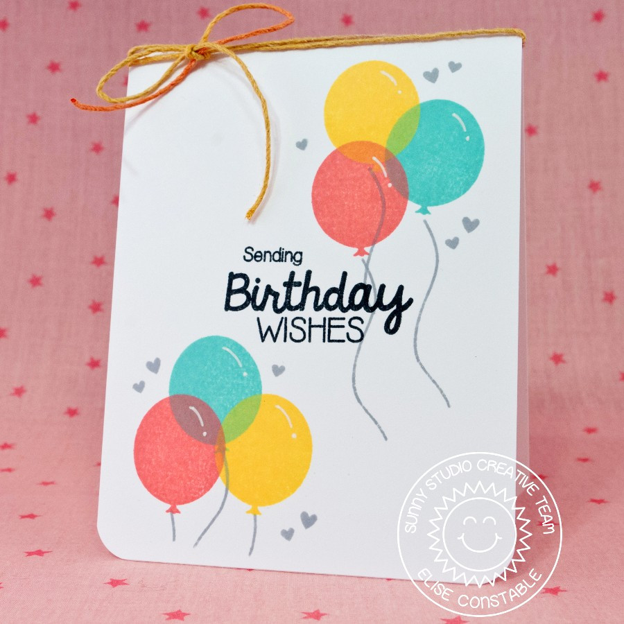 Best ideas about Send A Birthday Card
. Save or Pin Sunny Studio Sending Birthday Wishes Balloon Card with Elise Now.