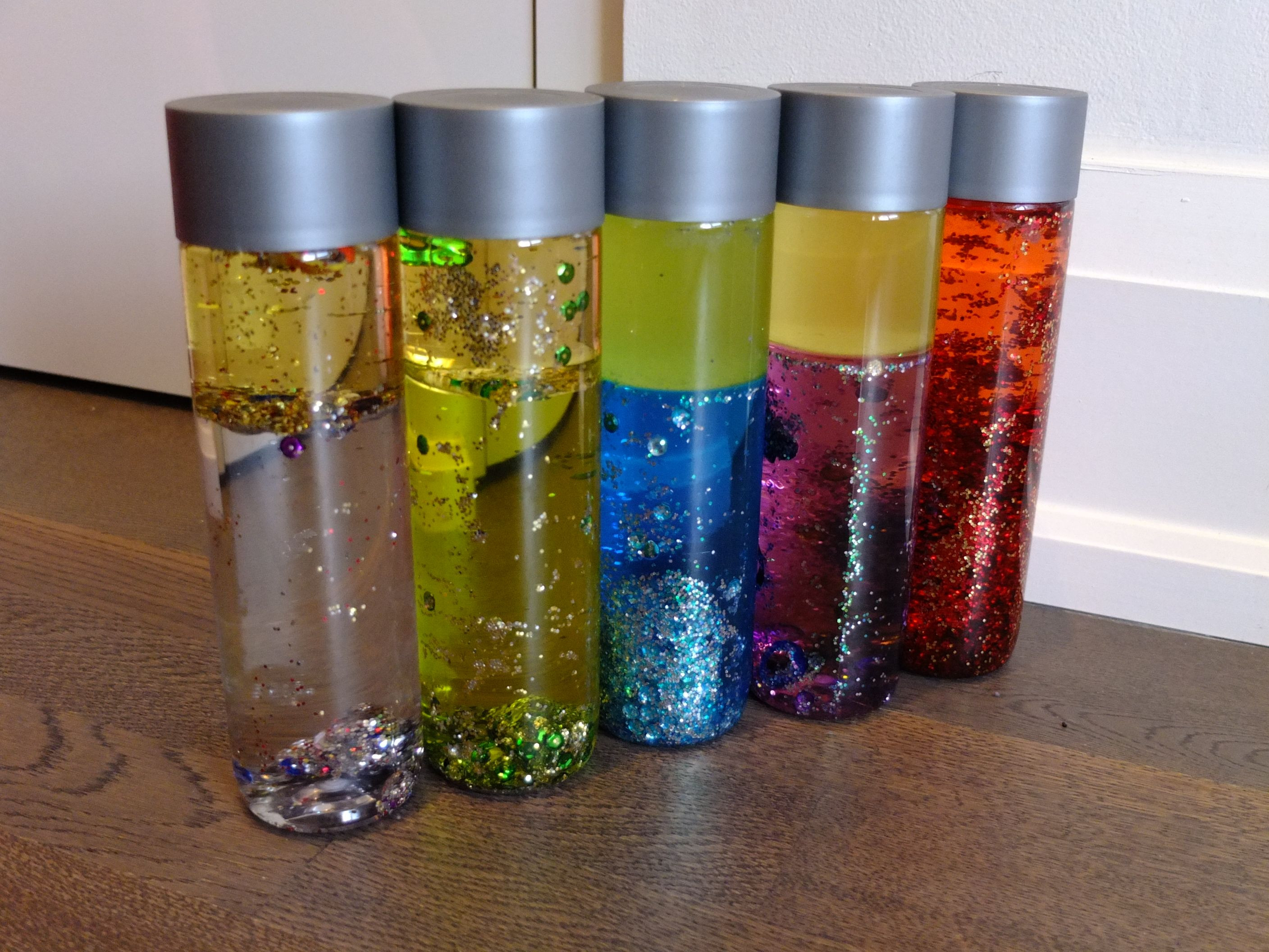 Best ideas about Sensory Bottles DIY
. Save or Pin DIY sensory bottles Some food colouring in water Now.