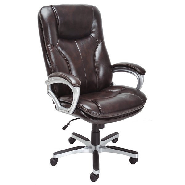 Best ideas about Serta Big And Tall Office Chair
. Save or Pin Serta Puresoft Faux Leather Roasted Chestnut Executive Big Now.