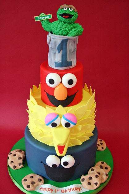 Best ideas about Sesame Street Birthday Cake
. Save or Pin First Birthday Cakes NJ Sesame Street Custom Cakes Now.