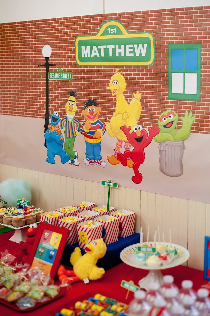 Best ideas about Sesame Street Birthday Decorations
. Save or Pin Kara s Party Ideas Sesame Street themed 1st birthday party Now.