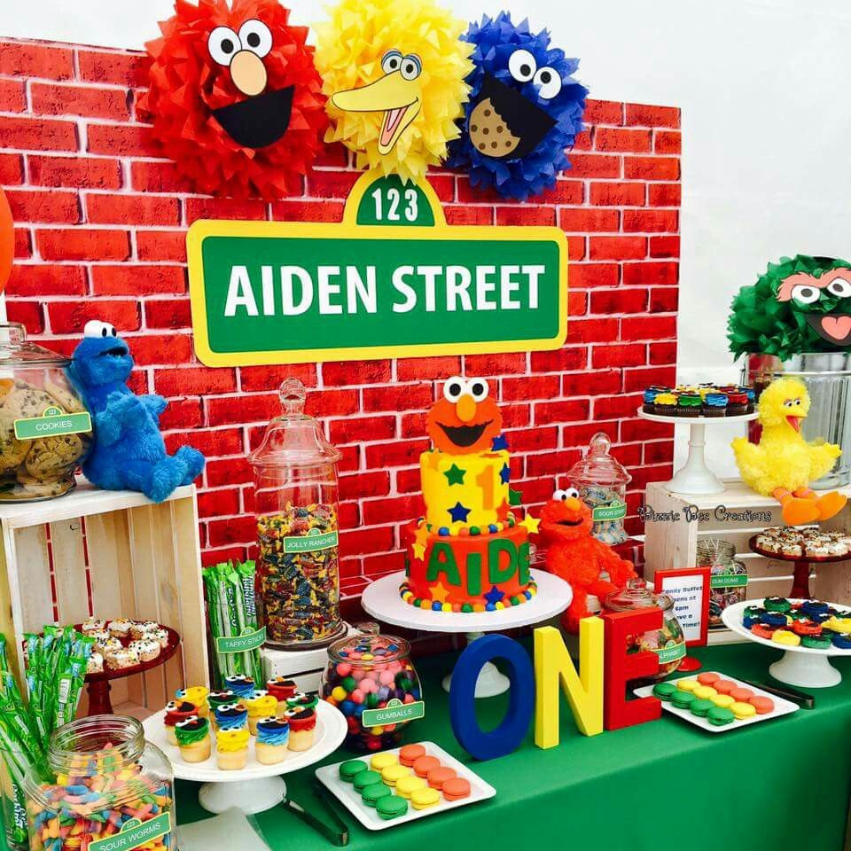 Best ideas about Sesame Street Birthday Decorations
. Save or Pin Sesame Street … Stephanie s 2nd birthday Party Now.