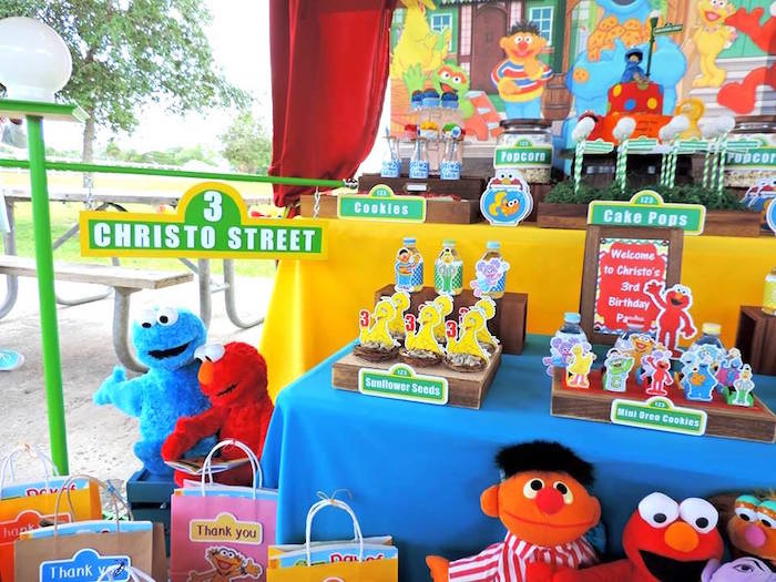 Best ideas about Sesame Street Birthday Decorations
. Save or Pin Kara s Party Ideas Rustic Whimsical Sesame Street Birthday Now.