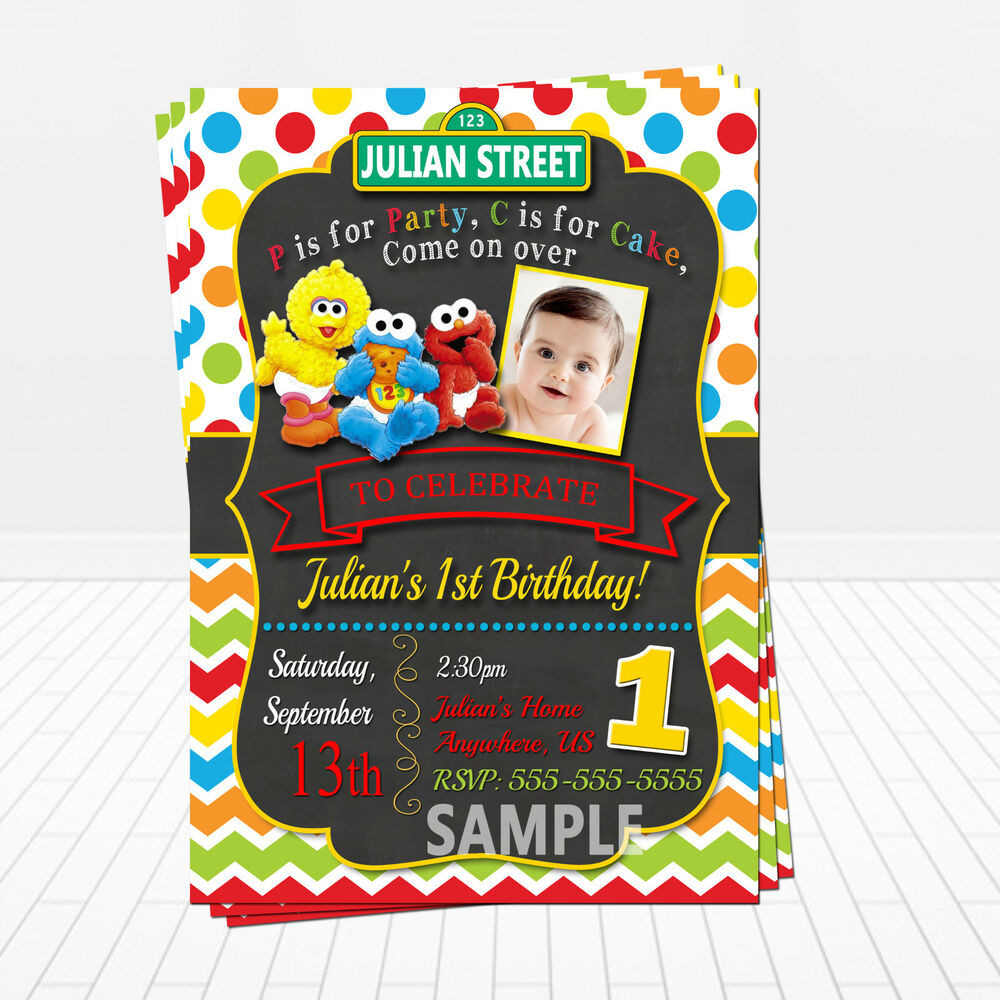 Best ideas about Sesame Street Birthday Party Invitations
. Save or Pin PRINTED Baby Sesame Street Birthday Invitations Baby Elmo Now.