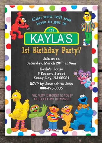 Best ideas about Sesame Street Birthday Party Invitations
. Save or Pin 100 Sesame Street Birthday Party Ideas—by a Professional Now.