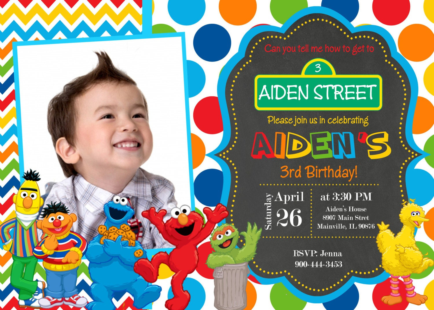 Best ideas about Sesame Street Birthday Party Invitations
. Save or Pin Sesame Street Birthday Party Invitation by PrettyPaper Now.