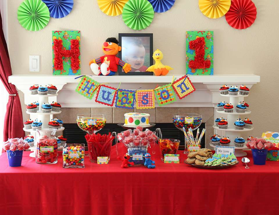 Best ideas about Sesame Street Birthday Party
. Save or Pin Sesame Street Birthday "Hudson s 1st Birthday" Now.