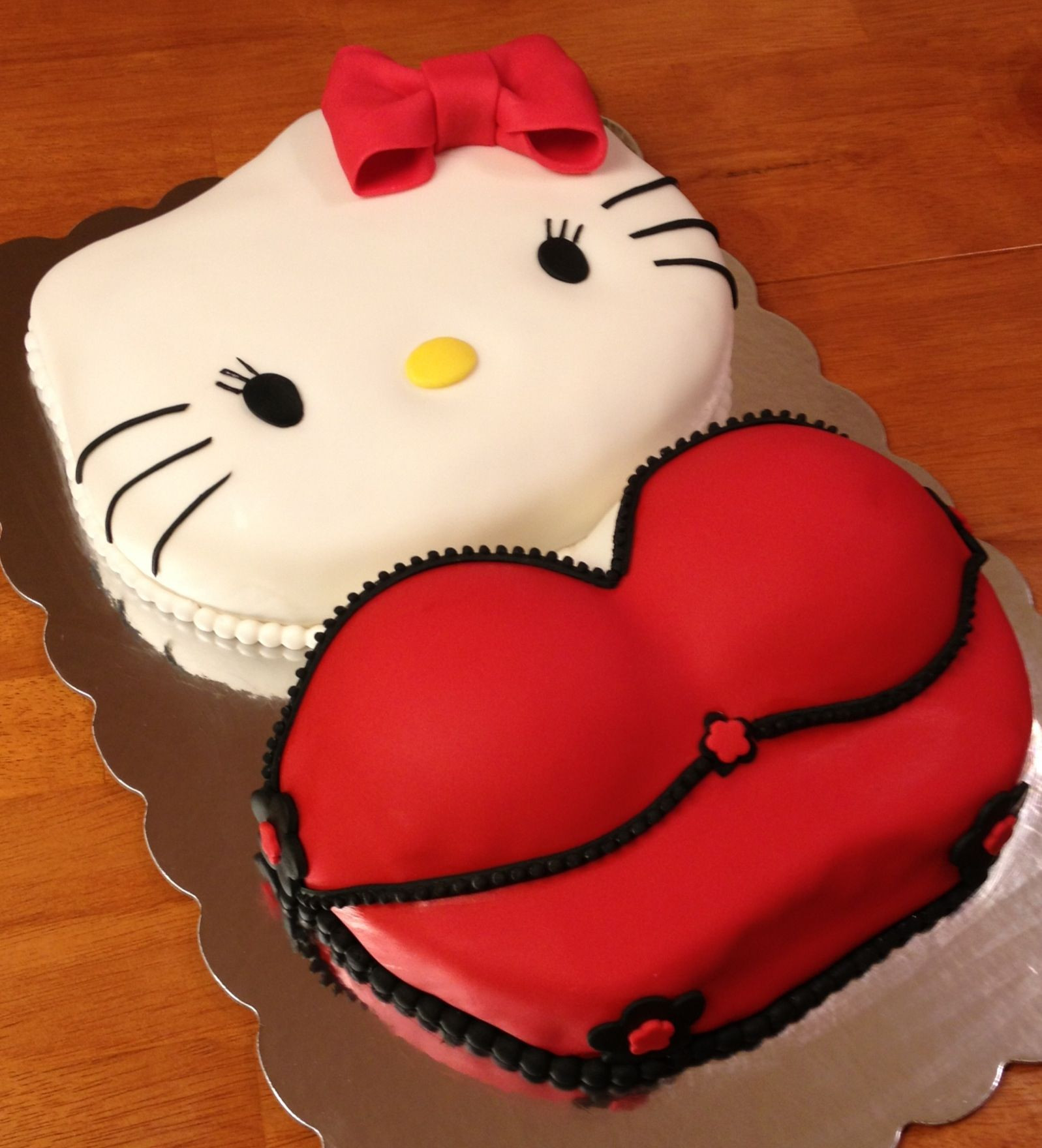 Best ideas about Sexy Birthday Cake
. Save or Pin y Hello Kitty Birthday Cake Pretty Cakes Now.
