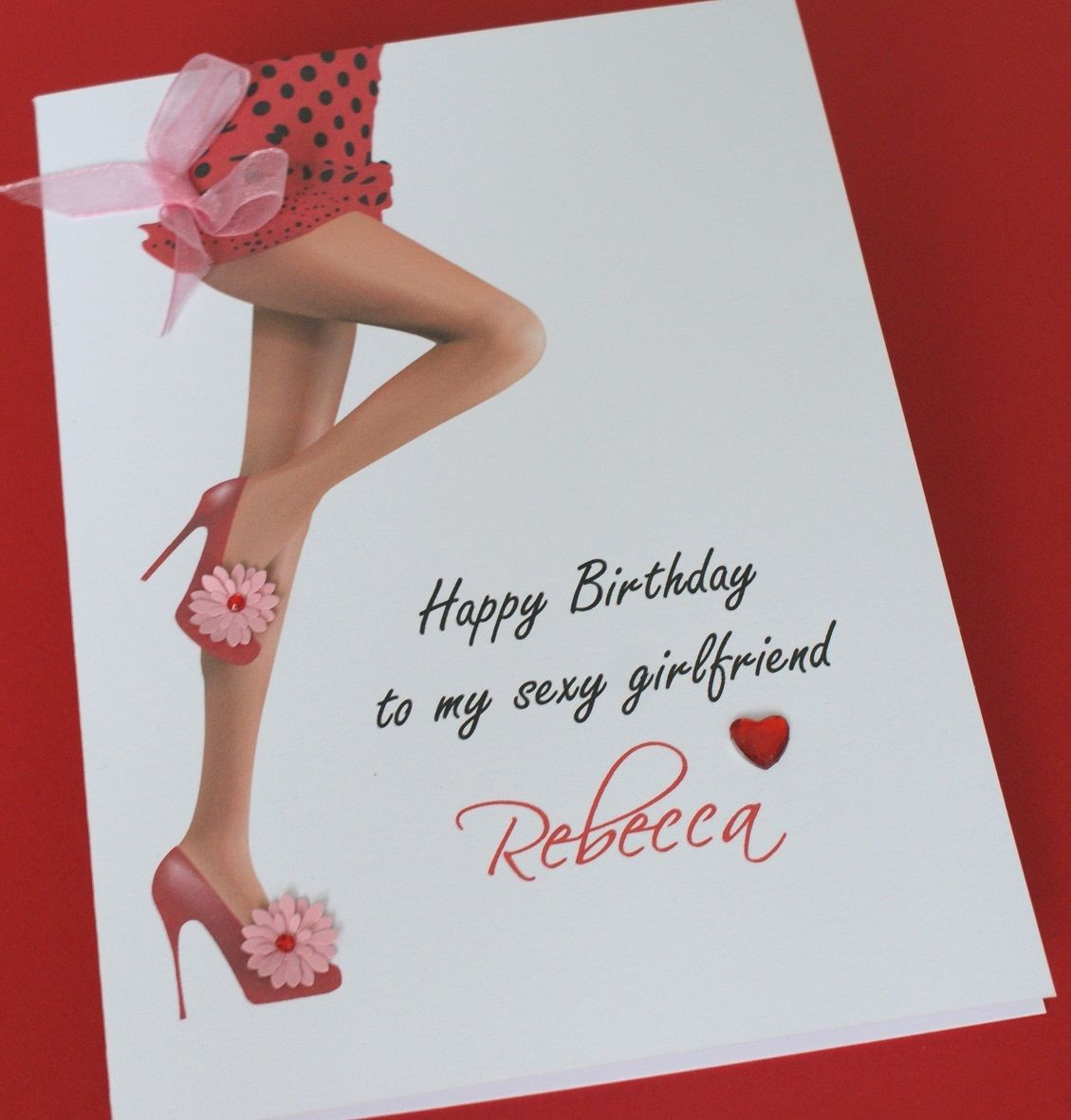 Best ideas about Sexy Birthday Card
. Save or Pin LARGE Handmade Personalised Y LEGS Birthday Card wife Now.