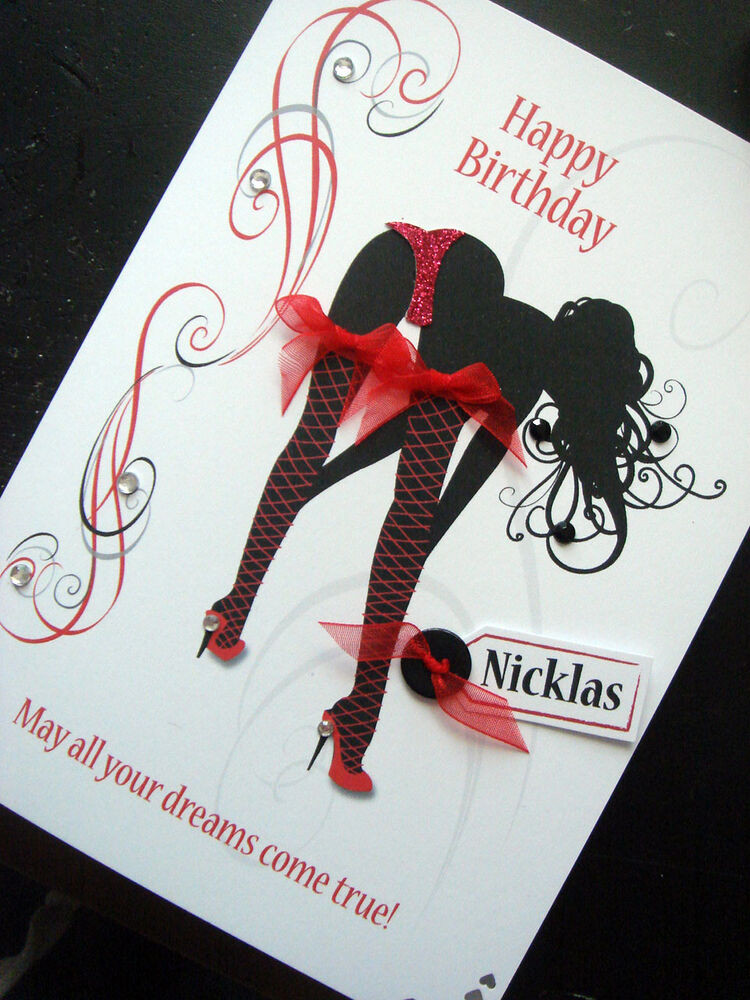 Best ideas about Sexy Birthday Card
. Save or Pin Personalised Handmade y lady Thong Birthday Card Now.