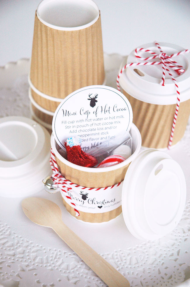 Best ideas about Sexy Gift Ideas
. Save or Pin Mini Hot Cocoa Cups Holiday Gift Idea Now.