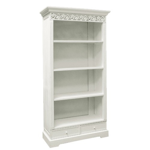 Best ideas about Shabby Chic Bookcase
. Save or Pin Belgravia Chic Bookcase with 2 Drawers White Now.