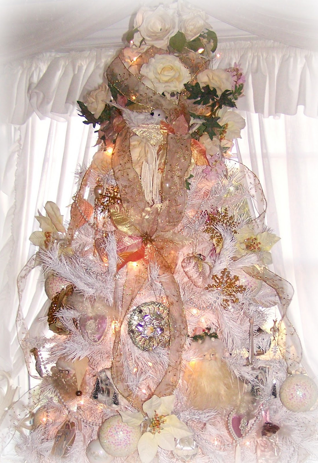 Best ideas about Shabby Chic Christmas Tree
. Save or Pin Olivia s Romantic Home Shabby Chic White Christmas Tree Now.