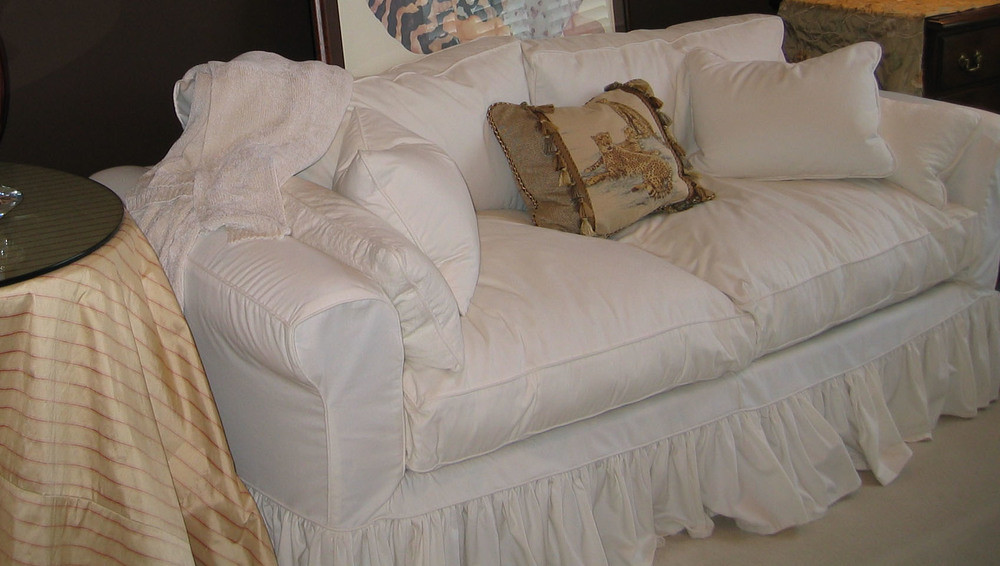 Best ideas about Shabby Chic Couch Cover
. Save or Pin Custom Couch Covers Displaying Insanely Gorgeous Details Now.