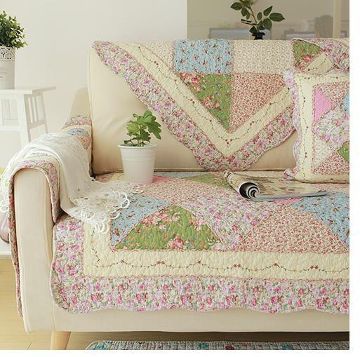 Best ideas about Shabby Chic Couch Cover
. Save or Pin Shabby Chic Cottage Country Quilted Couch Sofa Loveseat Now.