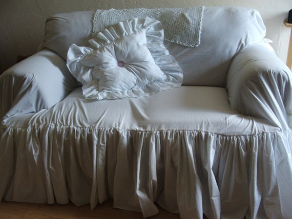Best ideas about Shabby Chic Couch Cover
. Save or Pin Items similar to shabby chic couch slipcover throw on Etsy Now.